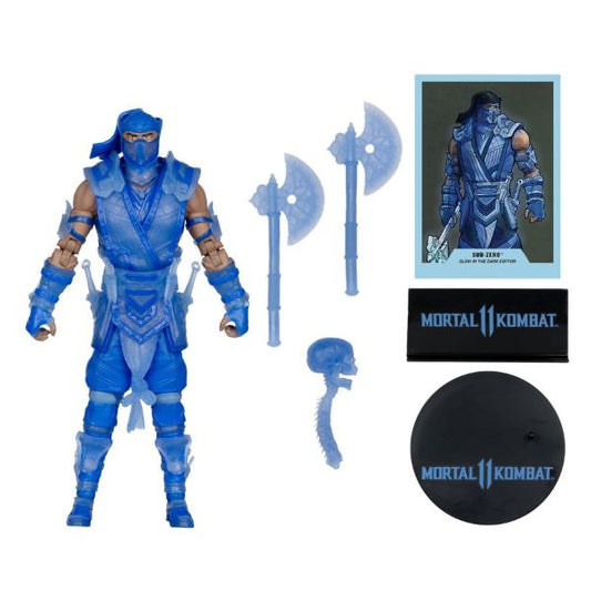 Mortal Kombat II - Sub-Zero (Glow-in-the-Dark) (Gold Label) 7" Figure