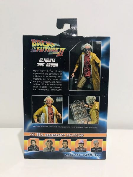 Back to the Future Part 2 Doc Brown Ultimate 7-Inch Action Figure New