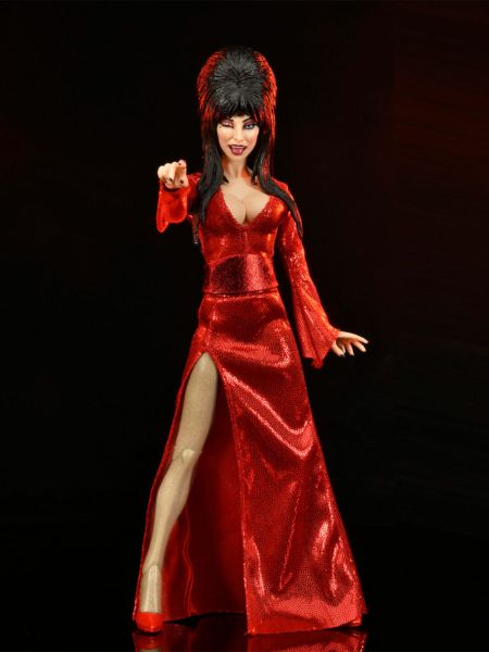 ELVIRA – RED, FRIGHT & BOO CLOTHED FIGURINE