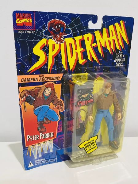 Marvel Comics Spider-Man Peter Parker Action Figure 1994 Toy Biz