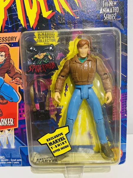 Marvel Comics Spider-Man Peter Parker Action Figure 1994 Toy Biz