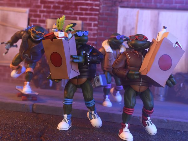 TMNT (CARTOON) PUNK TURTLES 4 PACK – 7″ SCALE ACTION FIGURES