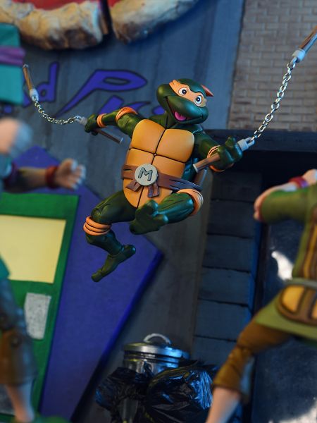 TMNT ULTIMATE MICHELANGELO (VHS) 7″ SCALE ACTION FIGURE