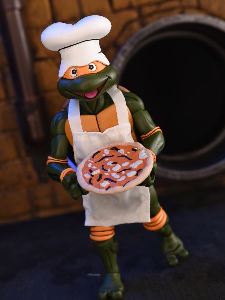 TMNT ULTIMATE MICHELANGELO (VHS) 7″ SCALE ACTION FIGURE