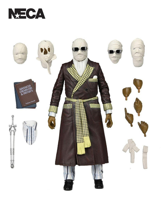 The Invisible Man (1933) Invisible Man (Colour Version) 7" Scale Figure NECA New