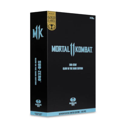 Mortal Kombat II - Sub-Zero (Glow-in-the-Dark) (Gold Label) 7" Figure