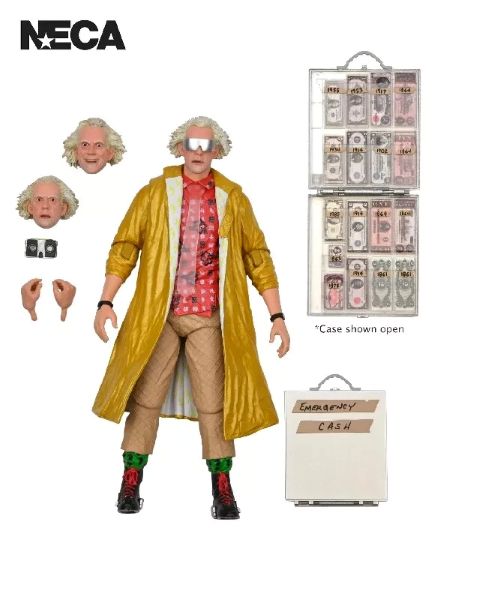 Back to the Future Part 2 Doc Brown Ultimate 7-Inch Action Figure New