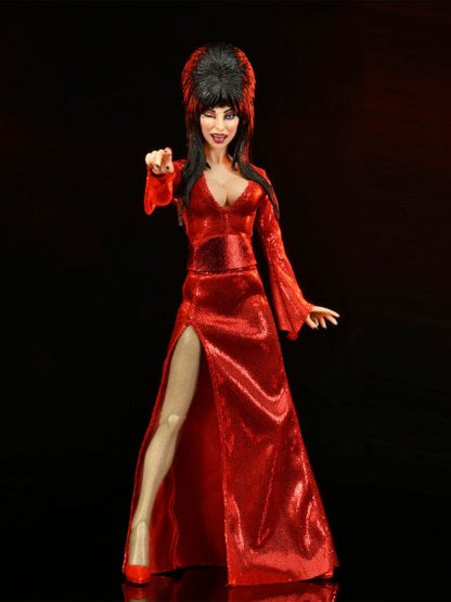 ELVIRA – RED, FRIGHT & BOO CLOTHED FIGURINE