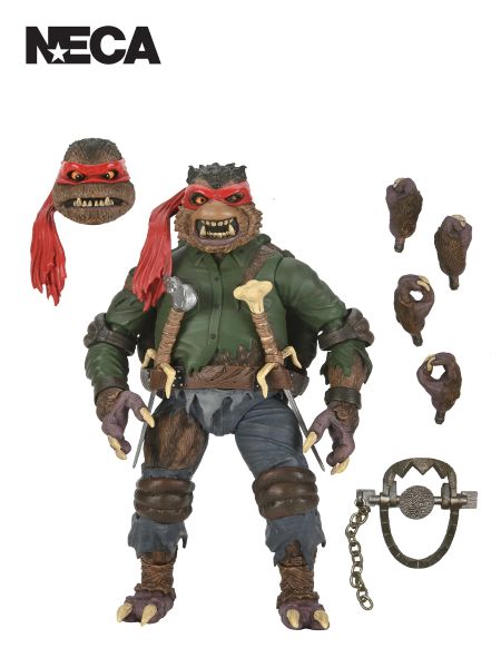 TMNT ULTIMATE RAPHAEL AS THE WOLFMAN – UNIVERSAL MONSTERS X TMNT – 7″ SCALE ACTION FIGURE