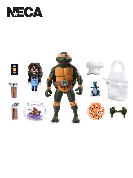TMNT ULTIMATE MICHELANGELO (VHS) 7″ SCALE ACTION FIGURE