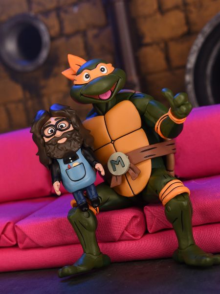 TMNT ULTIMATE MICHELANGELO (VHS) 7″ SCALE ACTION FIGURE