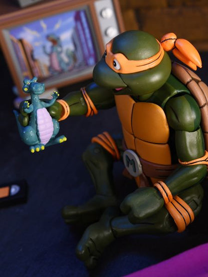 TMNT ULTIMATE MICHELANGELO (VHS) 7″ SCALE ACTION FIGURE